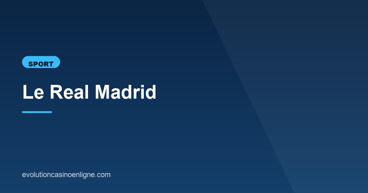 Illustration de l'article consacré au Real Madrid